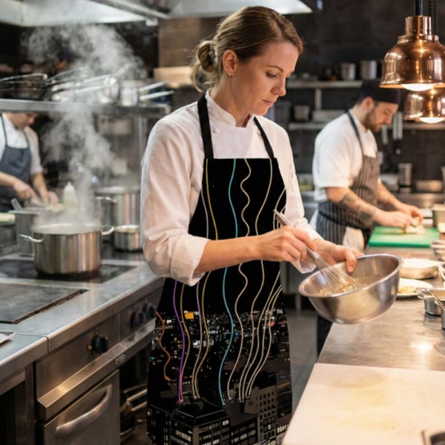 Boston City Lights Schürze (Von Creator hochgeladen)