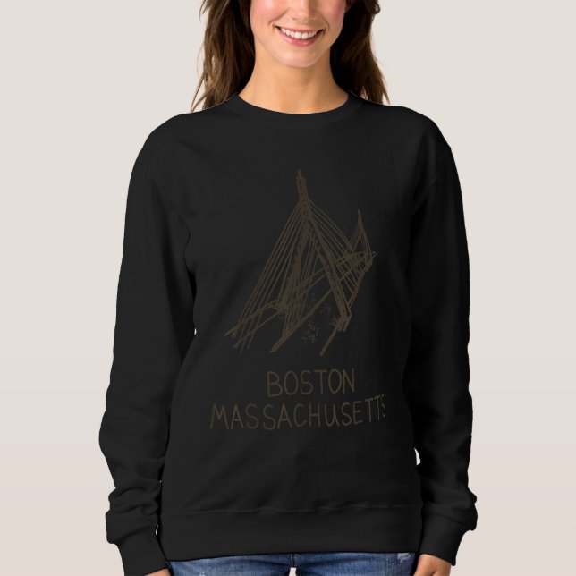 Boston City Massachusetts souvenir   for men women Sweatshirt (Vorderseite)