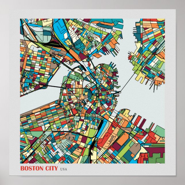 Boston City Poster (Vorne)