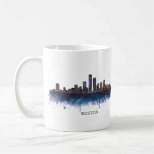 Boston City Skyline, Boston Ma Skyline Coffee Tass Kaffeetasse
