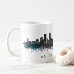 Boston City Skyline, Boston Ma Skyline Kaffeetasse