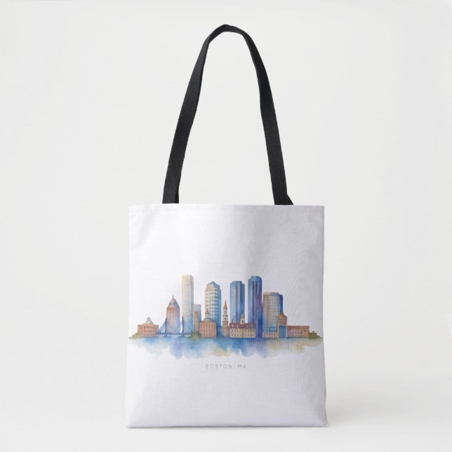Boston City Skyline | Modernes Boston MA (Vorderseite)