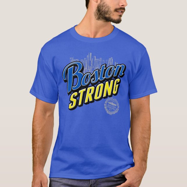 Boston City Strong Erinnerungen T-Shirt (Vorderseite)
