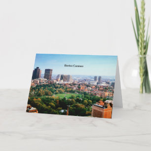 Boston Common, öffentlicher Park, Karte