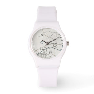 BOSTON-CONCORD KARTE, 1775 ARMBANDUHR