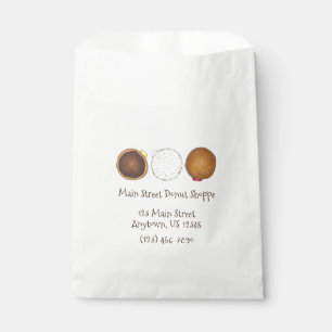 Boston Cream Fill Jelly Donut Doughnut Bäckerei Geschenktütchen