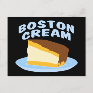 Boston Cream Pie Postkarte