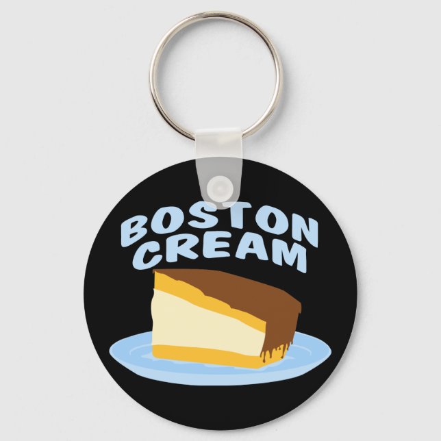 Boston Cream Pie Schlüsselanhänger (Vorderseite)