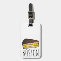 Boston Cream Pie Slice Massachusetts Feinschmecker