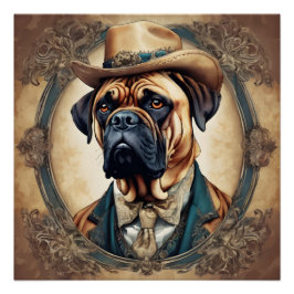 Boston, der Bullmastiff Poster