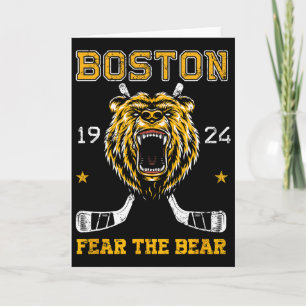 Boston Eishockey Fürchte den Bären Karte