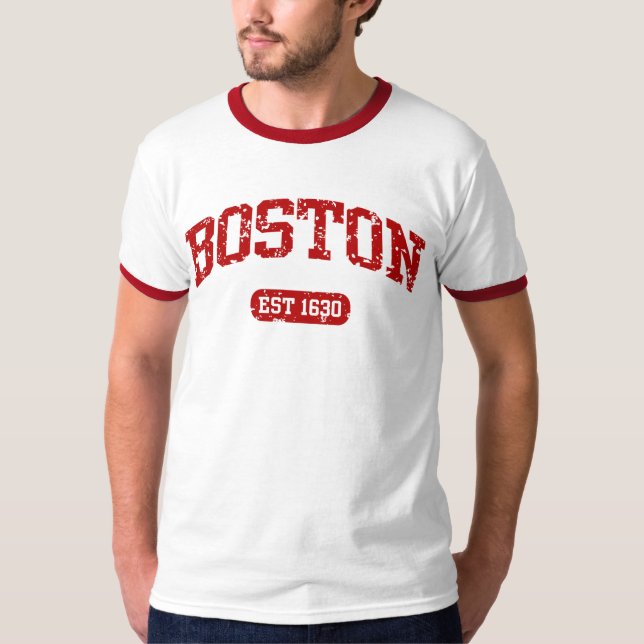 Boston Est 1630 T-Shirt (Vorderseite)