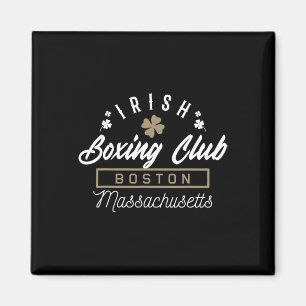 Boston Fighting Geschenke Design Irish Boxing Gesc Magnet