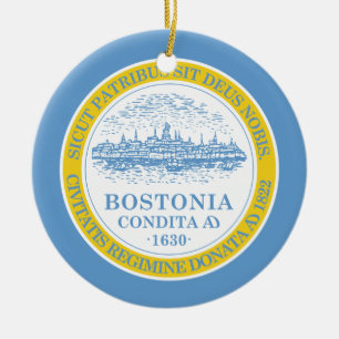 Boston Flag Keramikornament