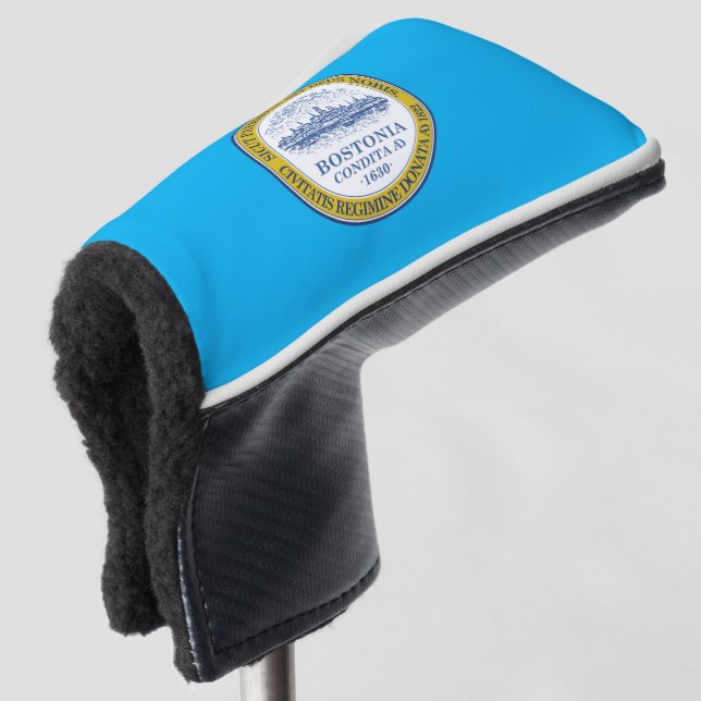 Boston-Flagge Golf Headcover (3/4 Vorderseite)