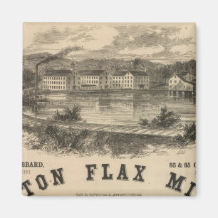 Boston Flax Mills Magnet