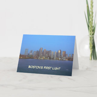 Boston früh--leere Karte