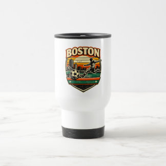 Boston Fußballmannschaft Reisetasse Fußballfan Tum Reisebecher