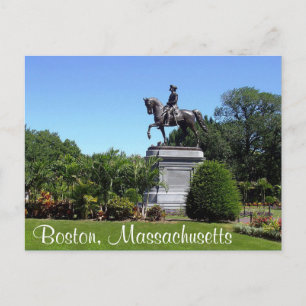 Boston Gardens, Boston Massachusetts Post Card Postkarte
