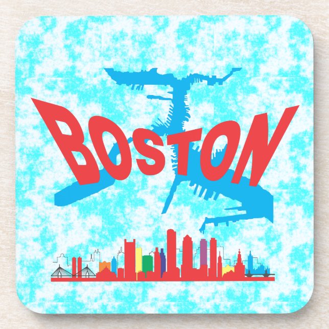 Boston Getränkeuntersetzer (Vorderseite)
