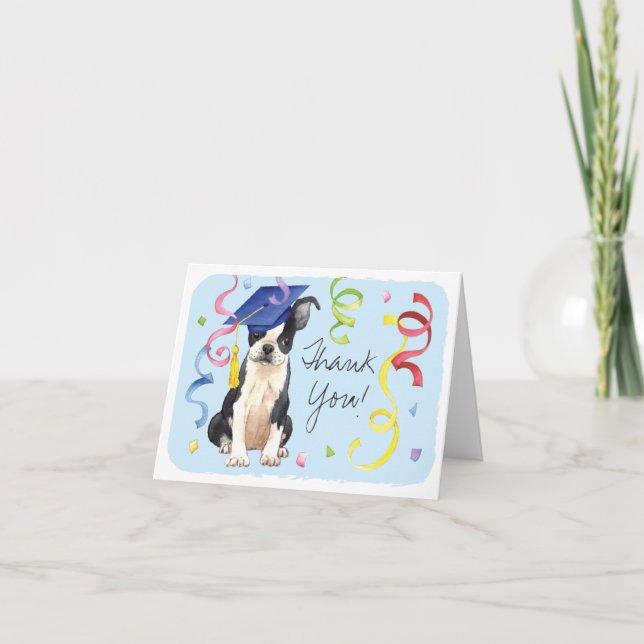 Boston Graduate Karte (Vorderseite)