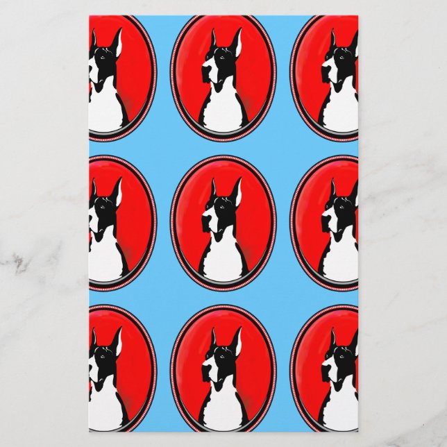 Boston Great Dane Potrati (Vorderseite)