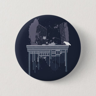 Boston grob (blaue Version) Button