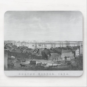 Boston-Hafen, 1854 Mousepad