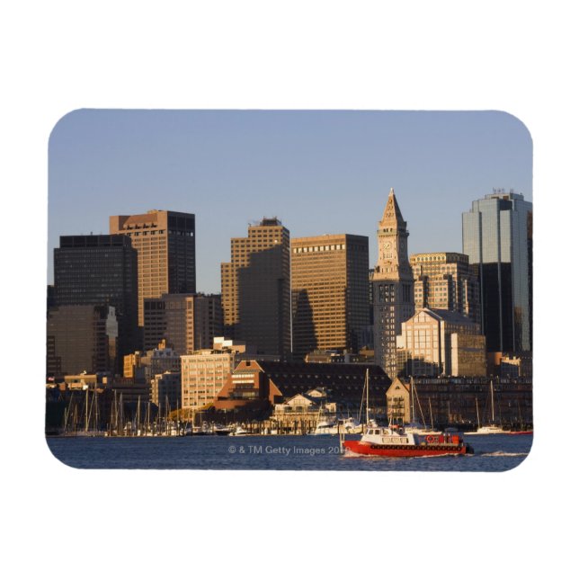 Boston Hafen, Massachusetts Magnet (Horizontal)