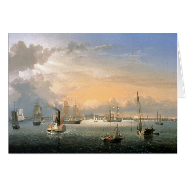 Boston Harbor 1854 (Vorderseite (Horizontal))