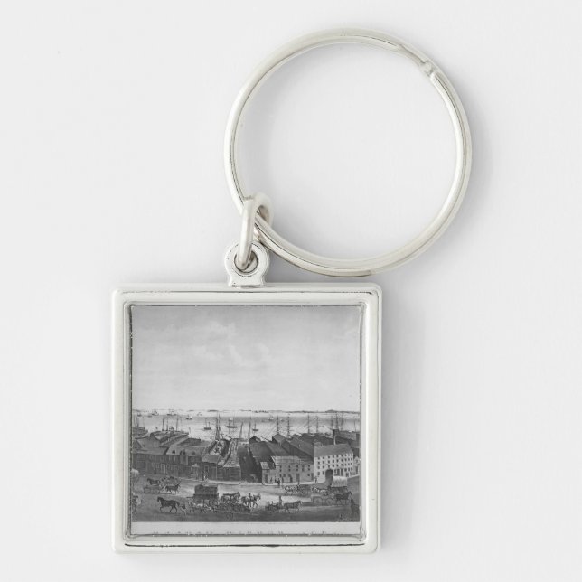 Boston Harbour, 1854 Schlüsselanhänger (Vorne)