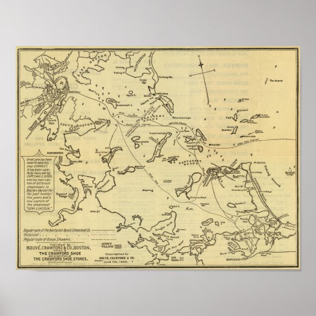 Boston Harbour 2 Poster (Vorne)