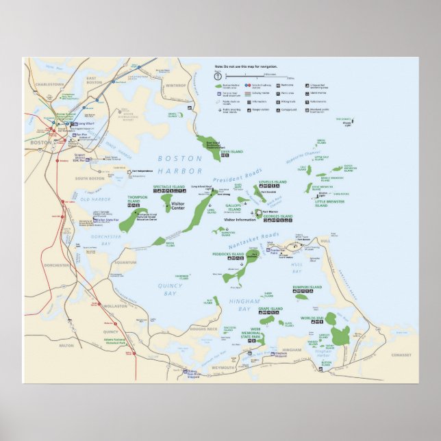 Boston Harbour Islands National Recreation Area Poster (Vorne)