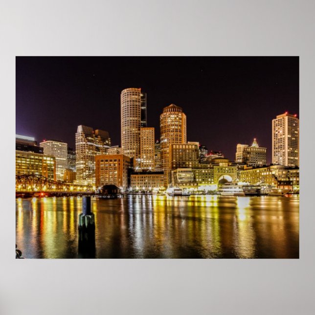 Boston Harbour Poster (Vorne)