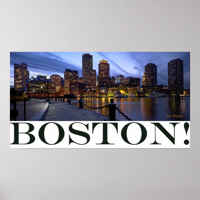 Boston Harbour Poster (Vorne)