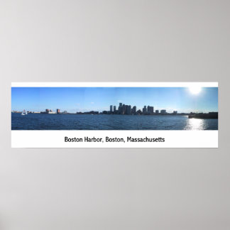 Boston Harbour Poster
