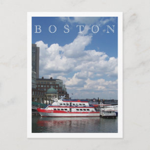 Boston Harbour Postkarte