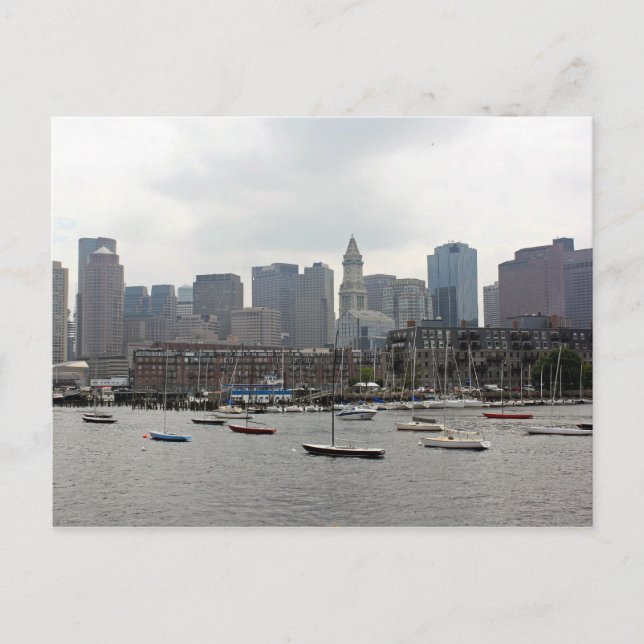 Boston Harbour Postkarte (Vorderseite)