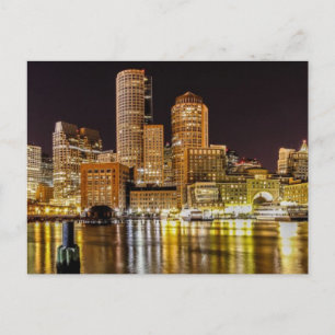 Boston Harbour Postkarte