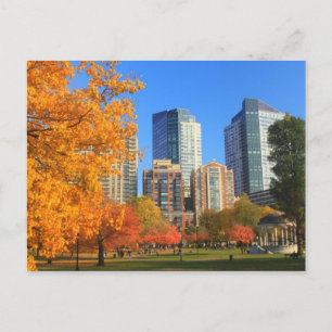 Boston häufig im Herbst Postkarte