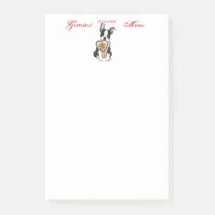 Boston-Herz-Mama Post-it Klebezettel