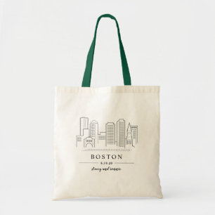 Boston-Hochzeits-Willkommens-Tasche Tragetasche