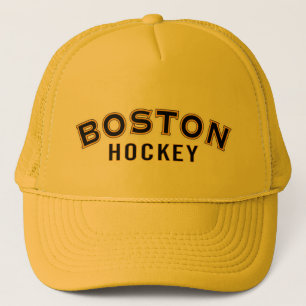 Boston Hockey Gold Trucker Hat Truckerkappe