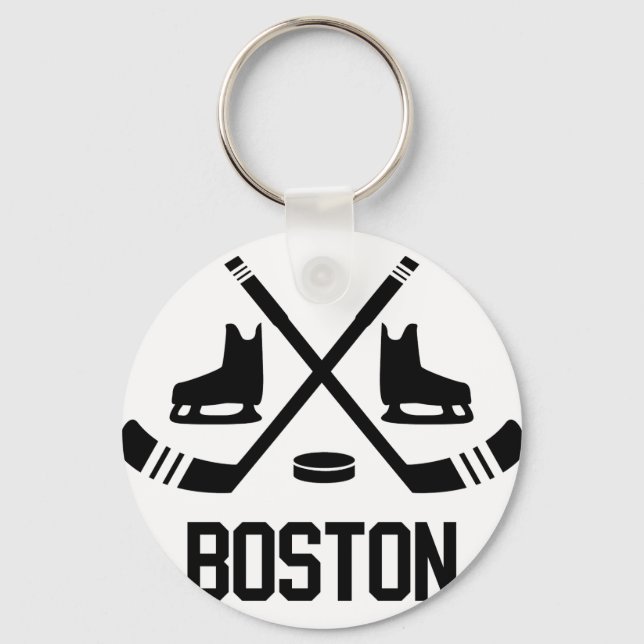 Boston Hockey Schlüsselanhänger (Vorderseite)