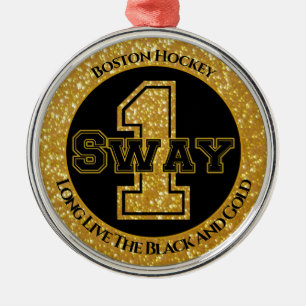 Boston Hockey Sway 1 Ornament Aus Metall