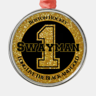 Boston Hockey Swayman 1 Ornament Aus Metall