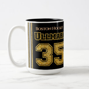 Boston Hockey Ullmark 35 Zweifarbige Tasse