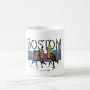 Boston Ice Skaten Kaffeetasse
