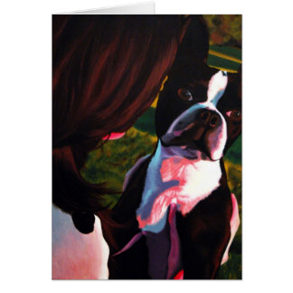 Boston in der roten Scheinwerfer-Karte