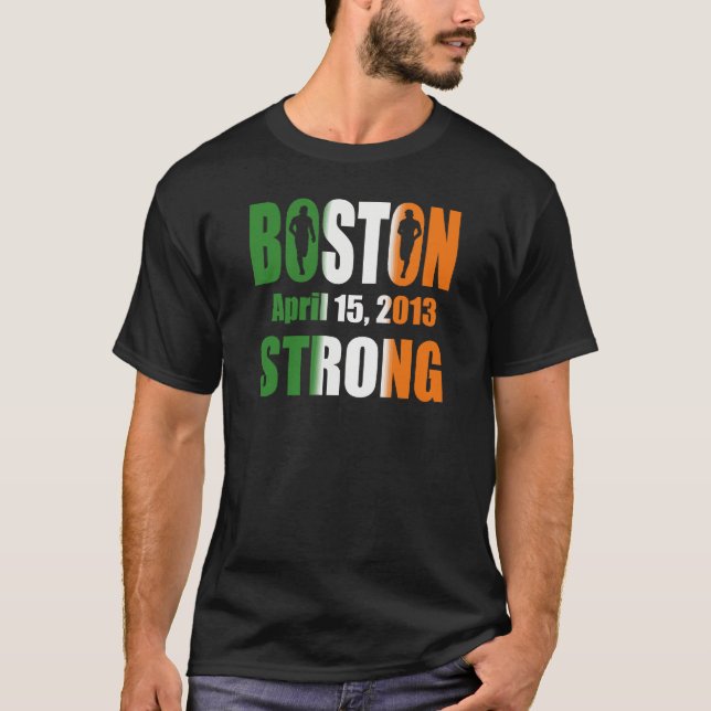 Boston-irisches starkes T-Shirt (Vorderseite)